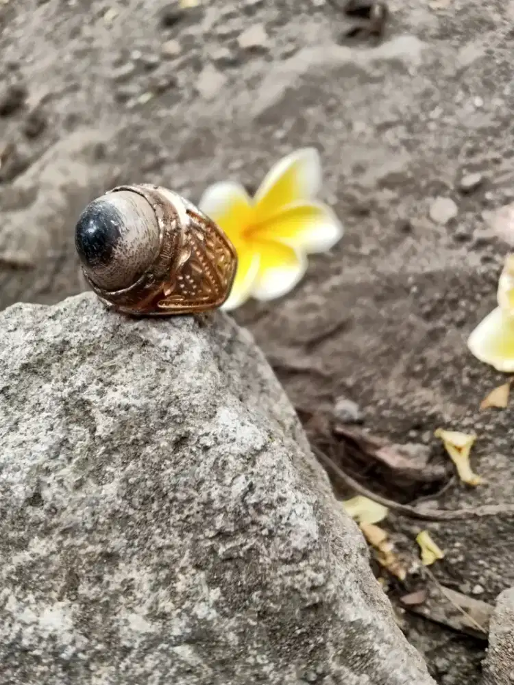 Akik motif mata dewa