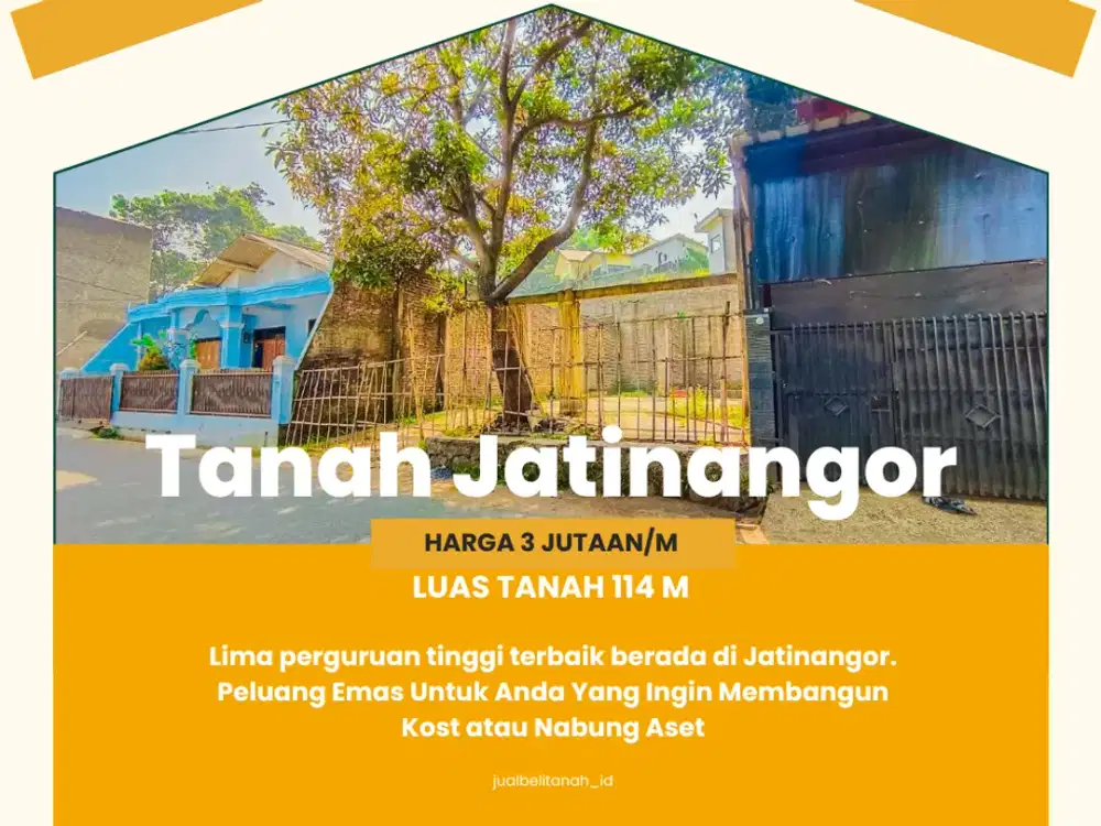 Tanah Kost Jatinangor Dekat 4 Kampus Ternama di Bandung