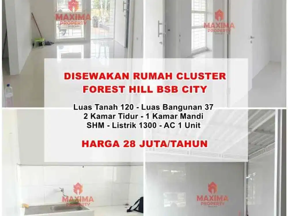 disewakan murah banget rumah di forest hill kosongan