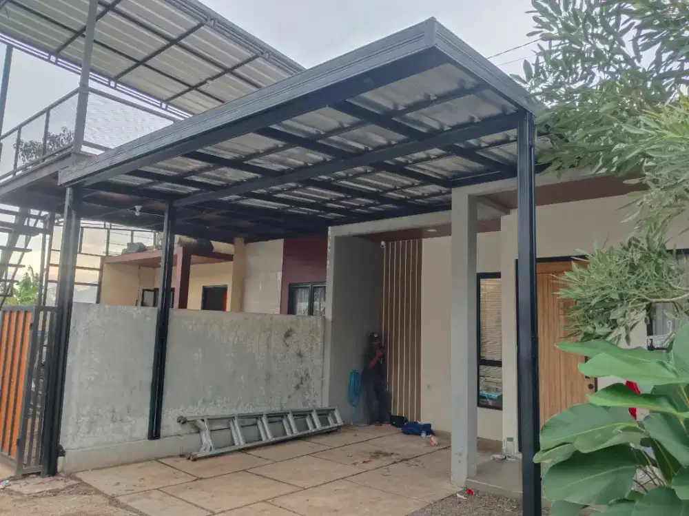 Kanopi baja ringan karpot minimalis modern