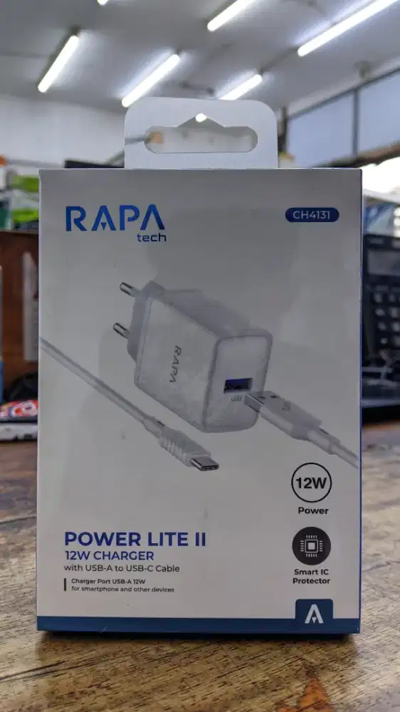 TRAVEL CHARGER TYPE-C RAPA TECH POWER LITE II