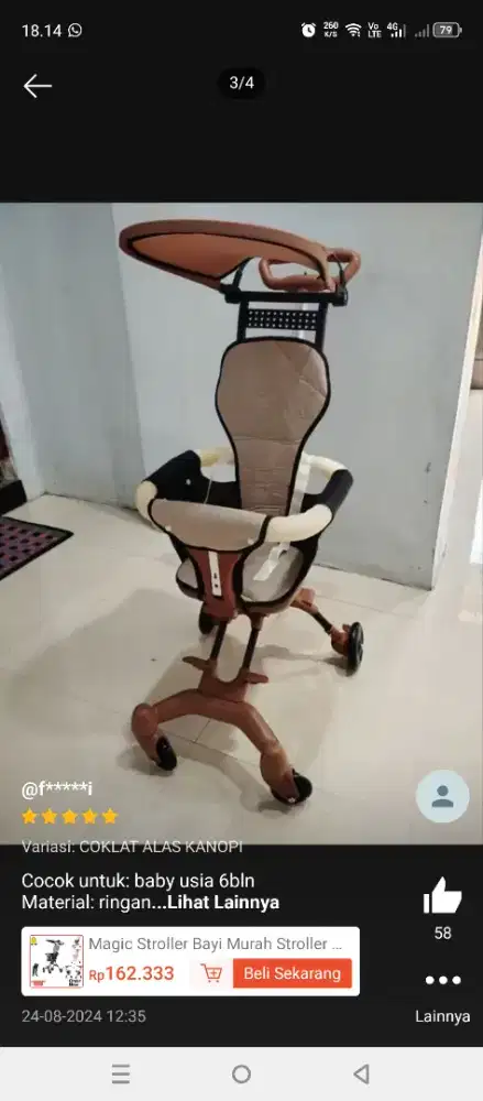 Stroller baru harga murah