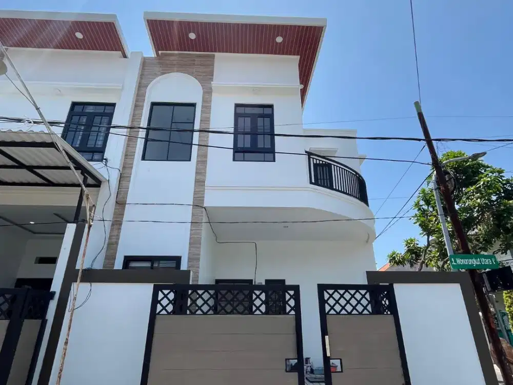 Rumah 2 Lantai Bagus SHM di Wonorejo Dekat Nirwana