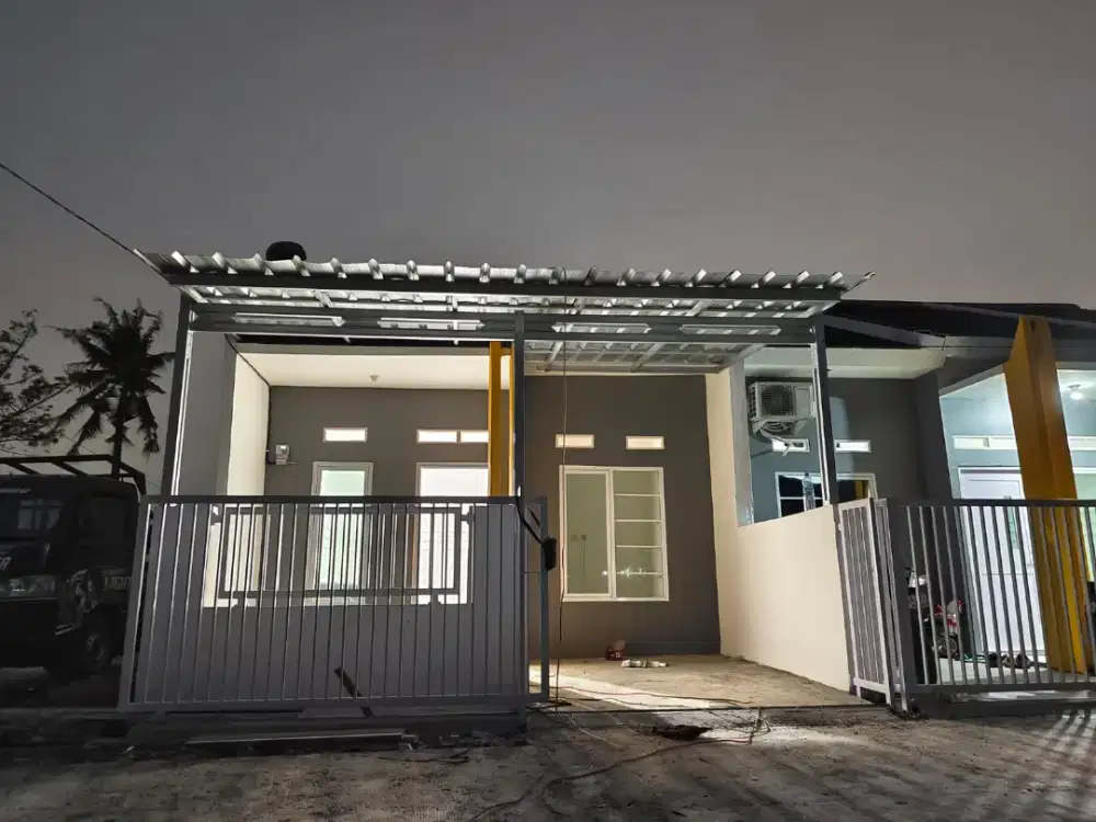 Kanopi karpot rangka baja ringan