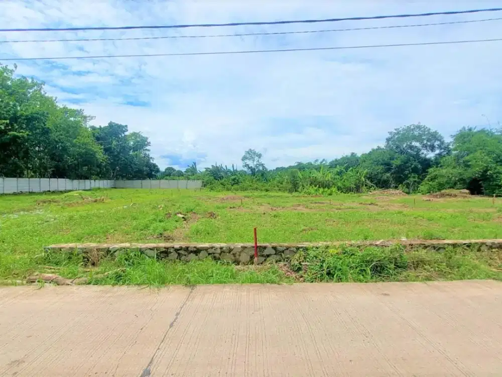 Dekat Stasiun Cicayur, Kavling Strategis, Tepi Jalan Aspal