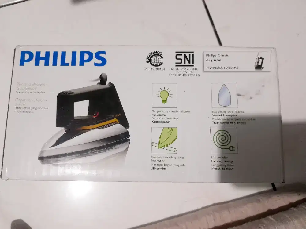 Philips setrika kering classic HD 1772/99