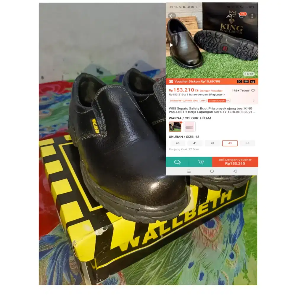 Jual sepatu safety