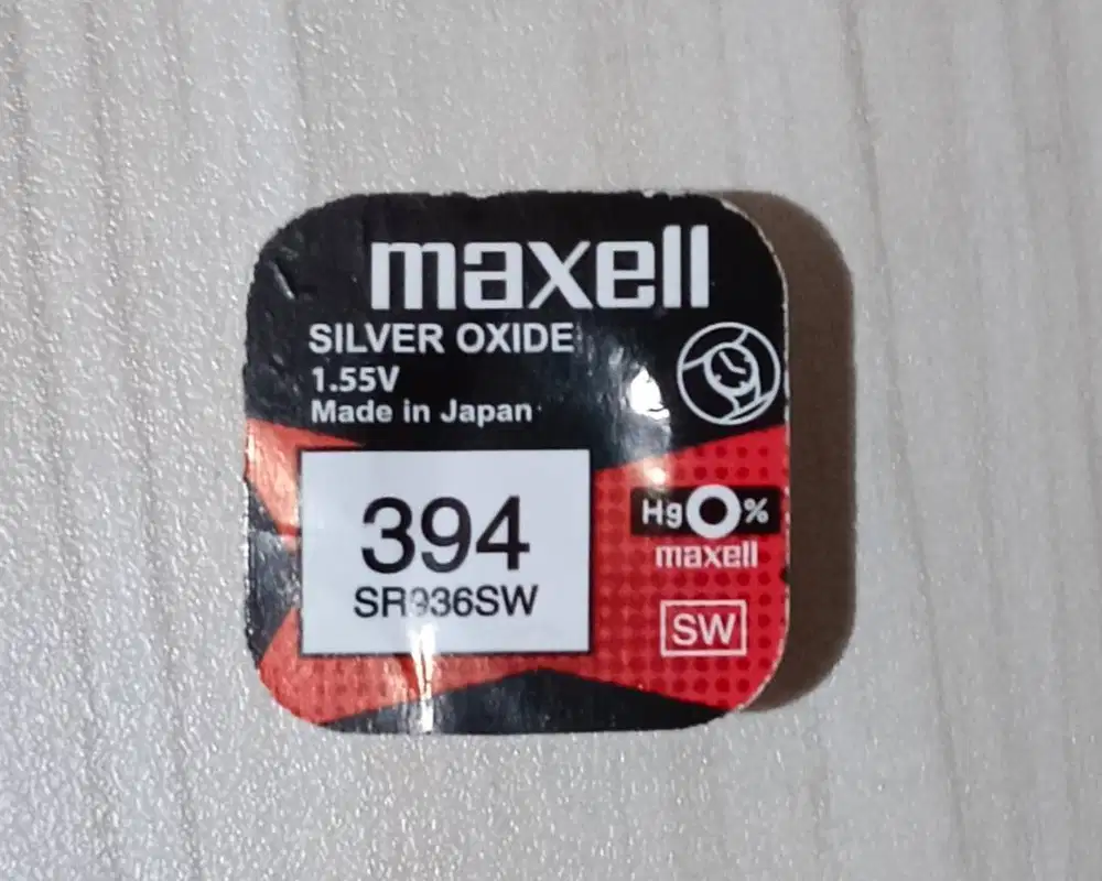 Batt jam tangan merk maxell Ori  type SR936SW japan 1 bh 10rb no bocor
