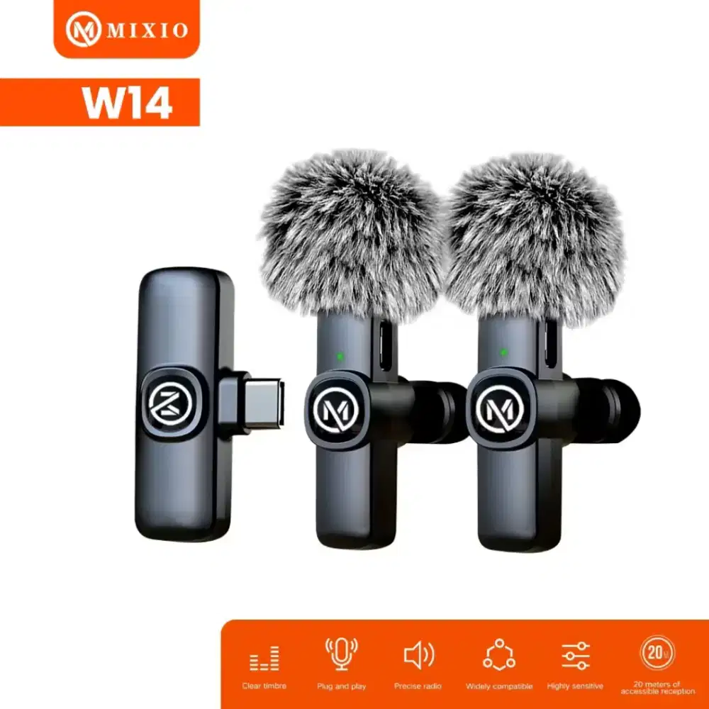 MIXIO W14 TYPE C MICROPHONE WIRELESS