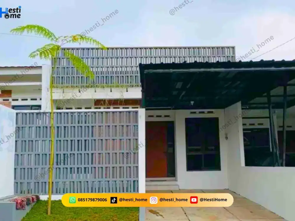 Rumah Siap Huni view pegunungan Ungaran Minibar Free Canopy & Kitchen Set Cluster RFID Harga 350jt