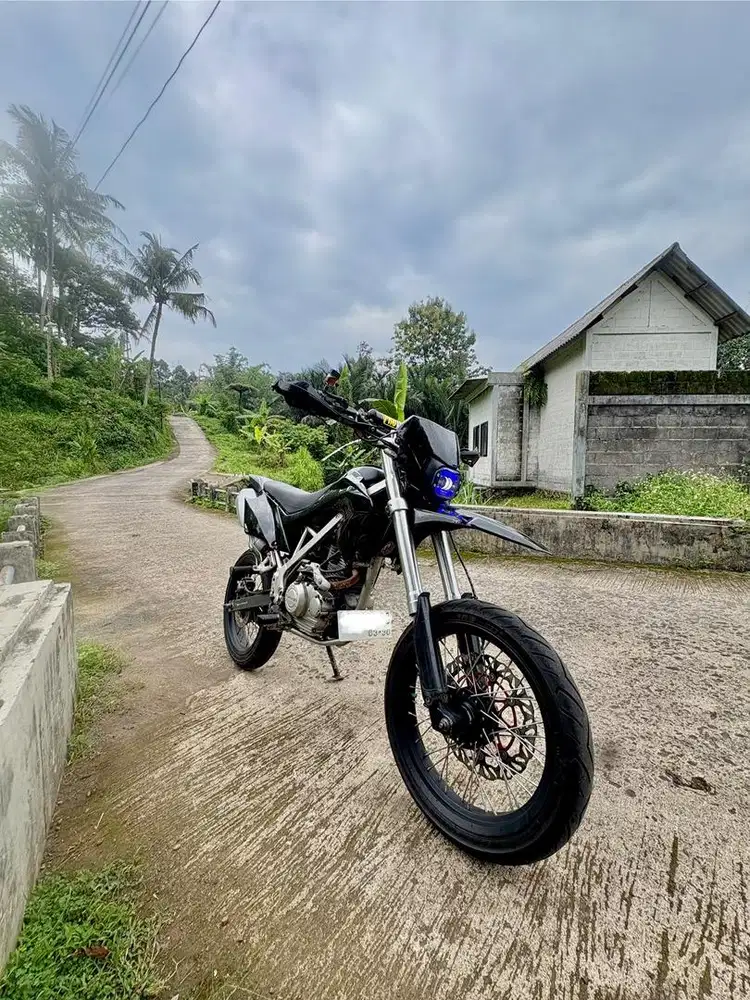 klx 2016 modif supermoto ganteng