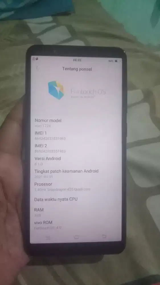 Vivo y71 3/32 batangan