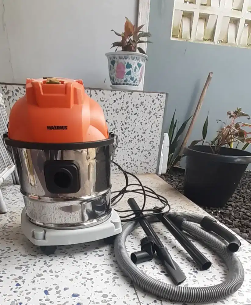 Jual Vacum cleaner Maximus 15 L. komplit dus dan buku petunjuk