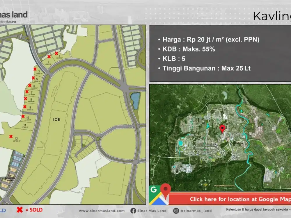 Kavling BSD Dekat Tol & Mall Akses Mudah, Sisa Unit Terakhir!