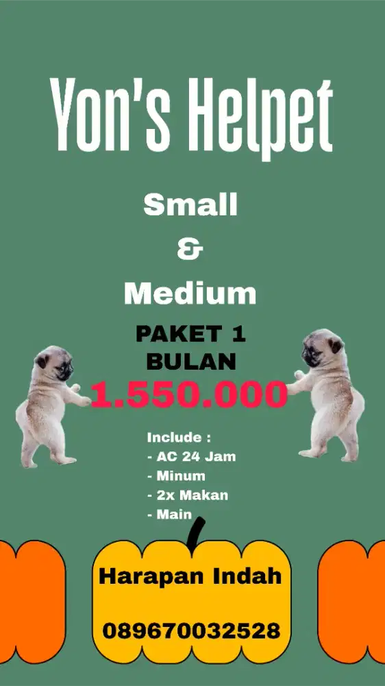 Penitipan Anjing Bulanan