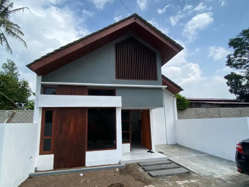DIJUAL RUMAH CANTIK MINIMALIS MODERN 300 JUTAAN SHM DI SUMBERHARJO PRAMBANAN FREE KANOPI + PAGAR