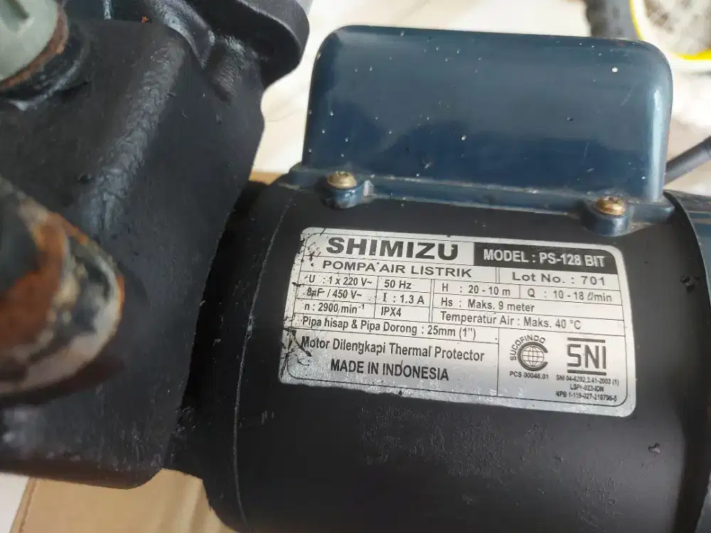 Jual cepat pompa air Shimizu PS 128 BIT
