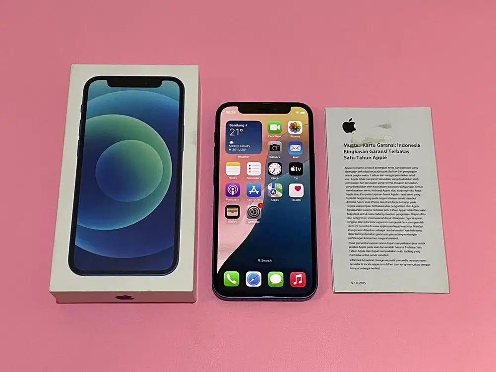 iPhone 12 Mini 64gb iBox blue fullset ori