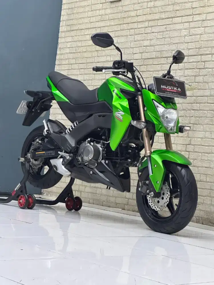 UNIT SIMPANAN‼️ KAWASAKI Z125 PRO TH 2017 WARNA FAVORIT MATTE GREEN