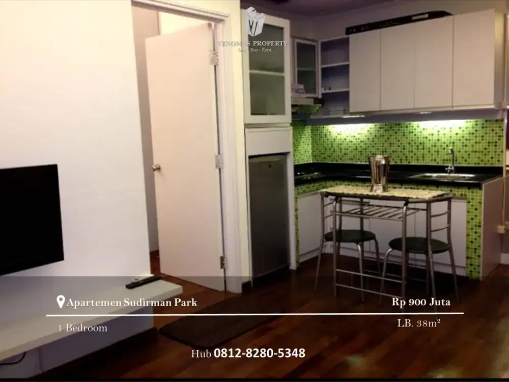 Dijual Apartement Sudirman Park 1 Bedroom Full Furnished