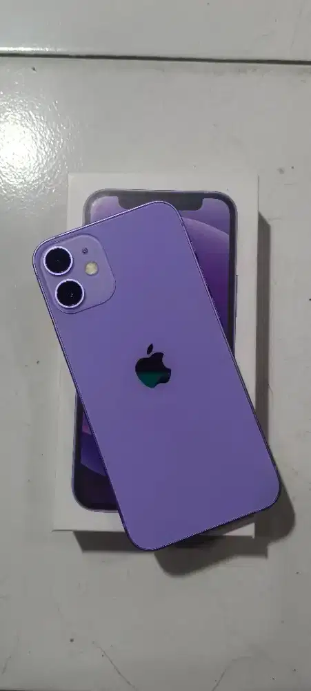 Ip 12 mini purple 64gb inter Fullset