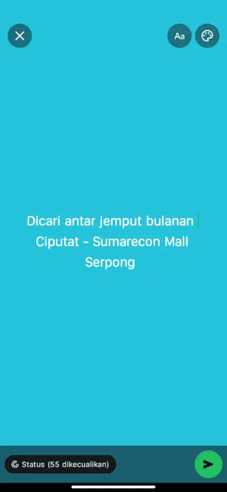 NYARI ANTAR JEMPUT BULANAN