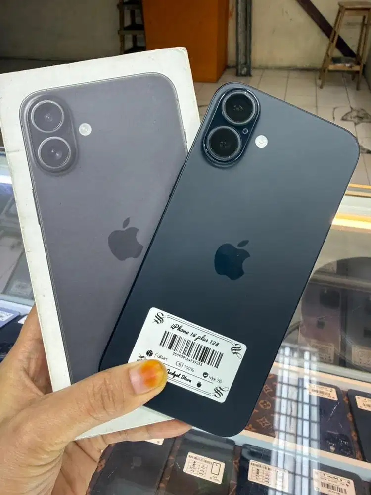Iphone 16 plus 128gb black iBox fulset