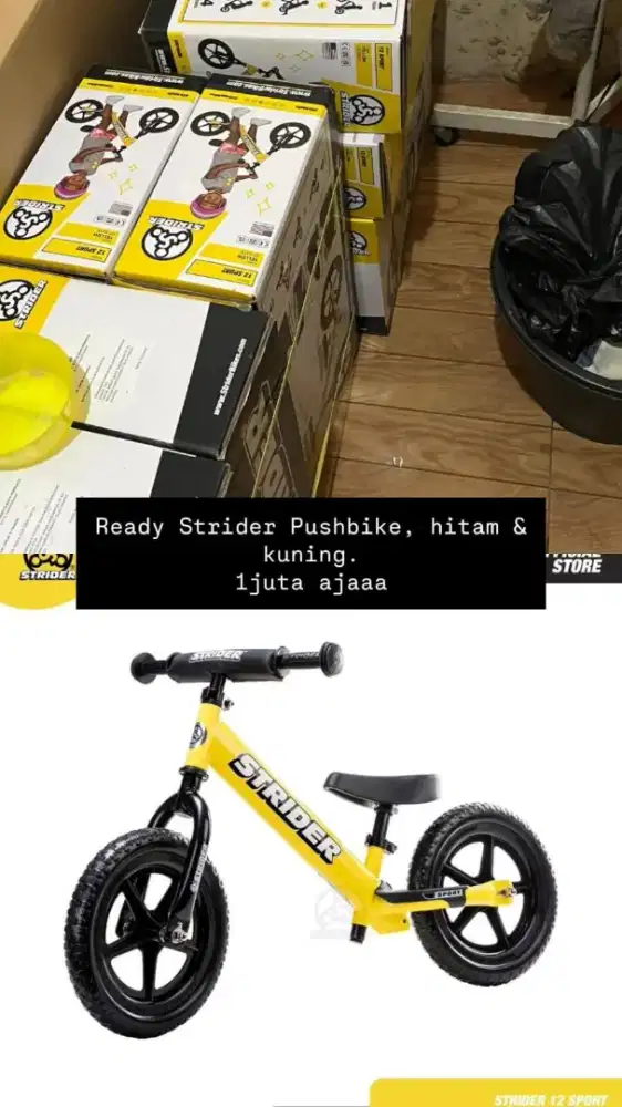 STRIDER pushbike