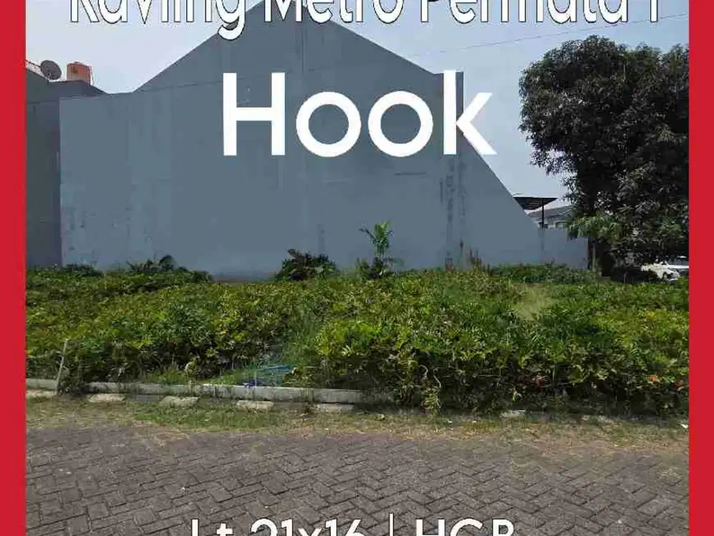 Wilson Dijual kavling hook murah di metro permata 1