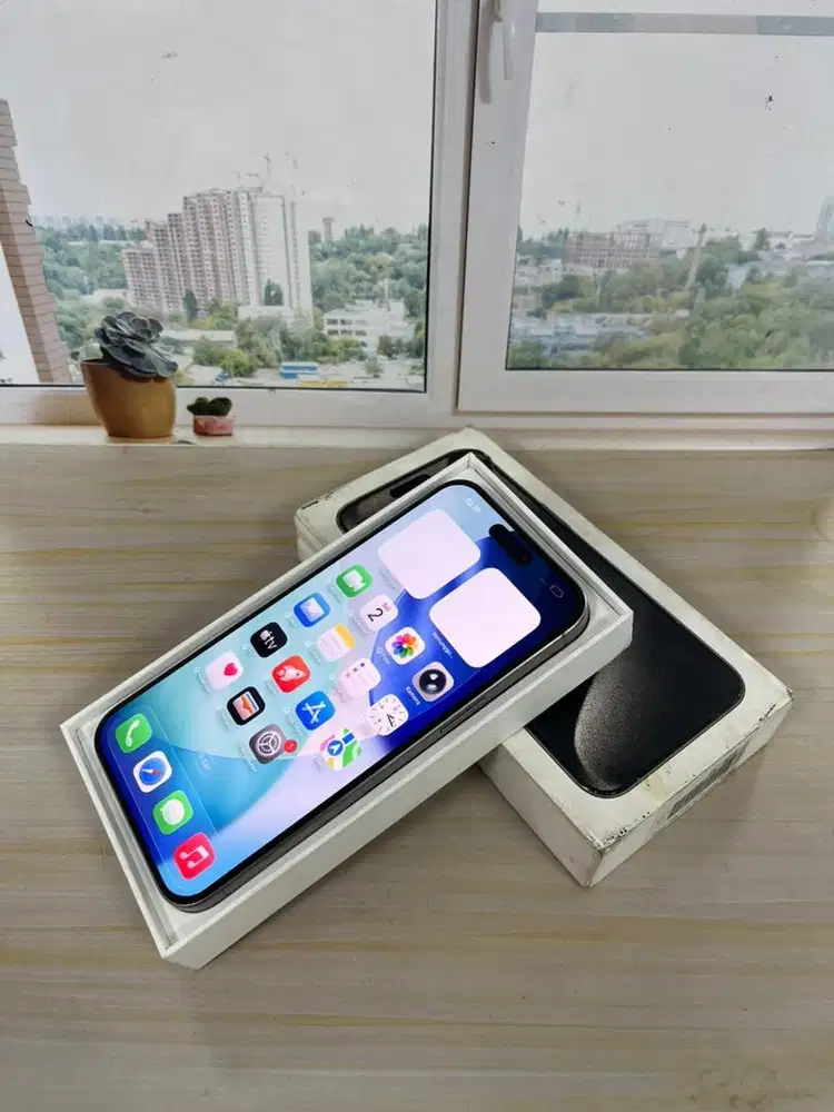 iPhone 15 Promax 256 Natural Titanium Second iBox