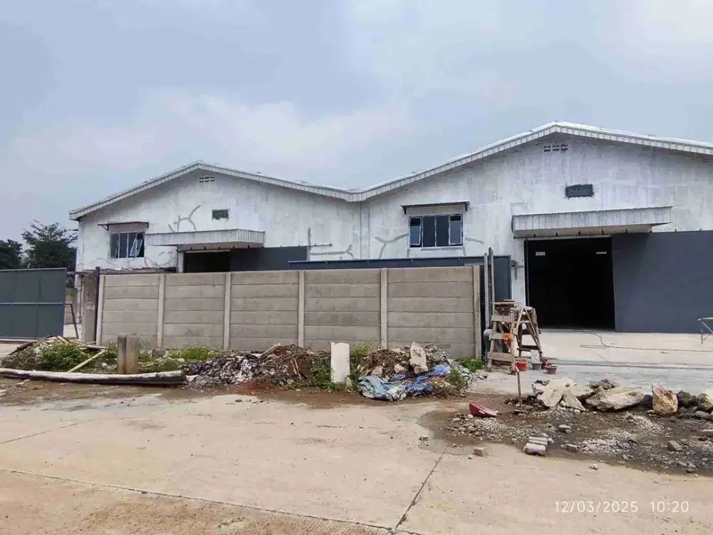 sewa gudang besar siap huni di Tigaraksa tangerang