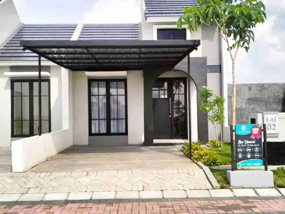 Rumah baru ,dijual lokasi Sidoarjo tanpa Dp , angsuran 2 jt an