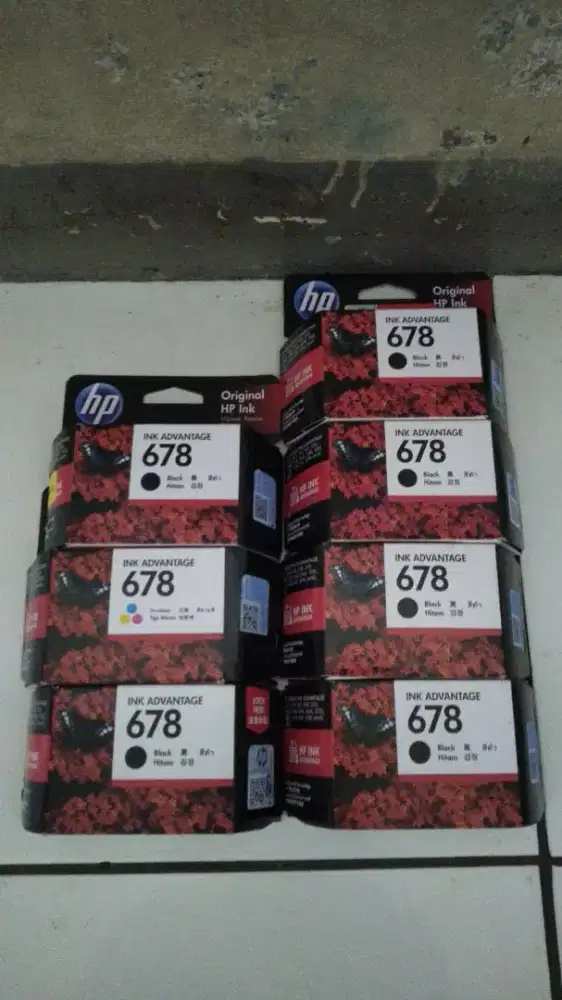 Di cari cartridge tinta hp 678 bekas