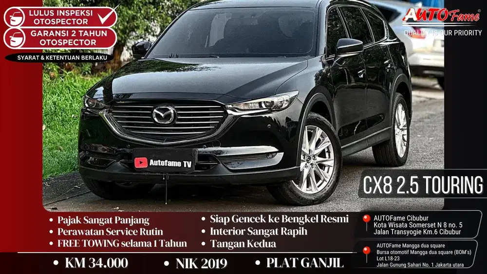 Mazda CX8 2.5 Touring 2019