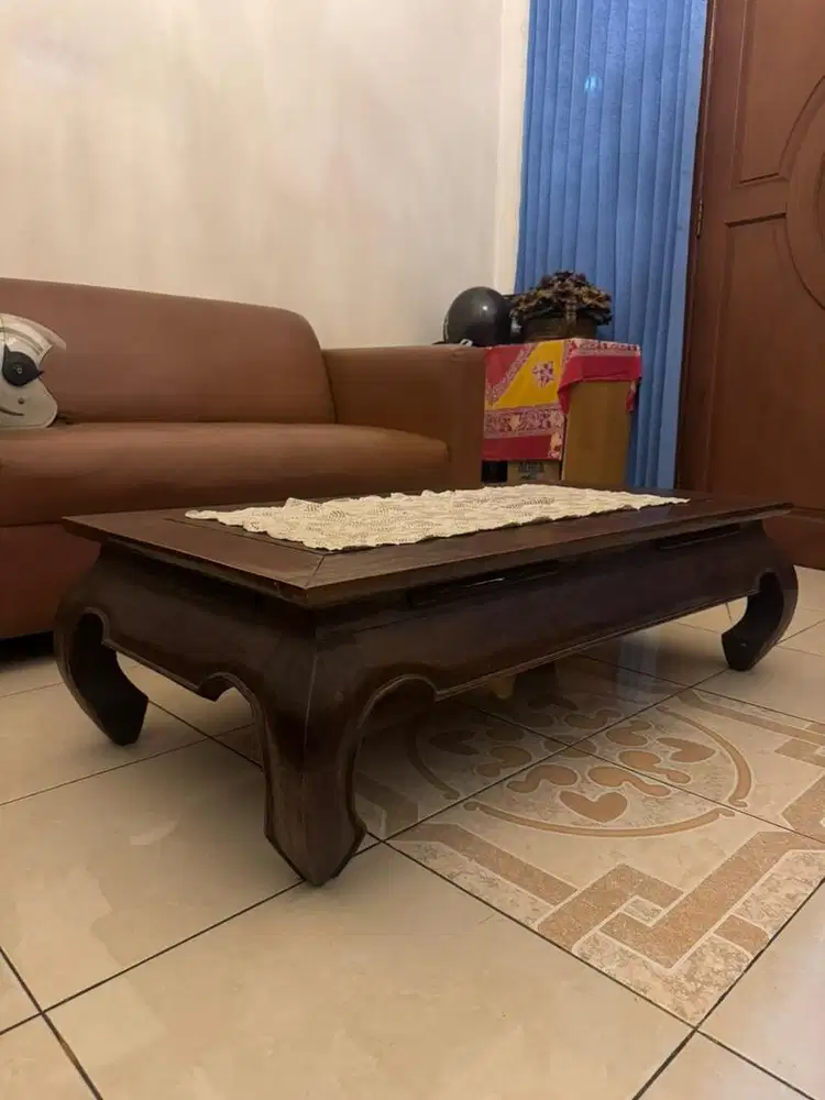 meja ketapang jati tua