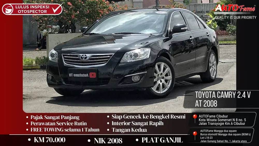 Toyota Camry 2.4 V AT 2008