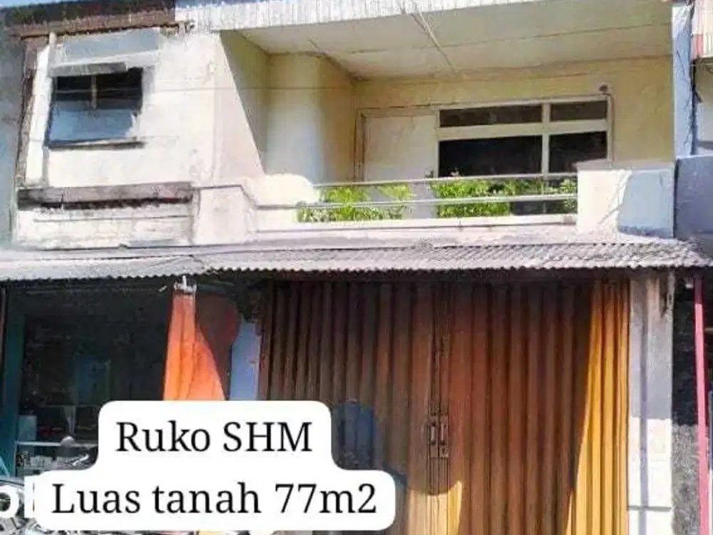 Dijual ruko SHM lebar 7 di Pademangan (bisa dijadikan 2 kios)