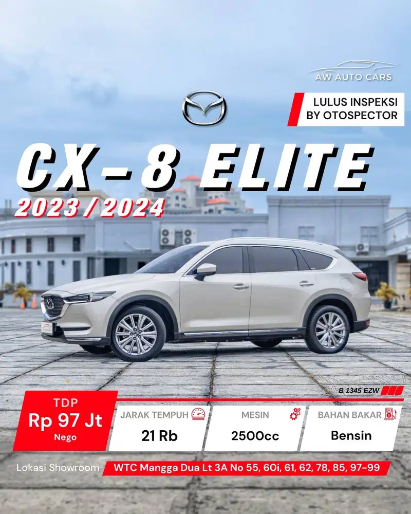 [LOW KM] Mazda CX-8 Elite 2023 CX8 non Touring 2022
