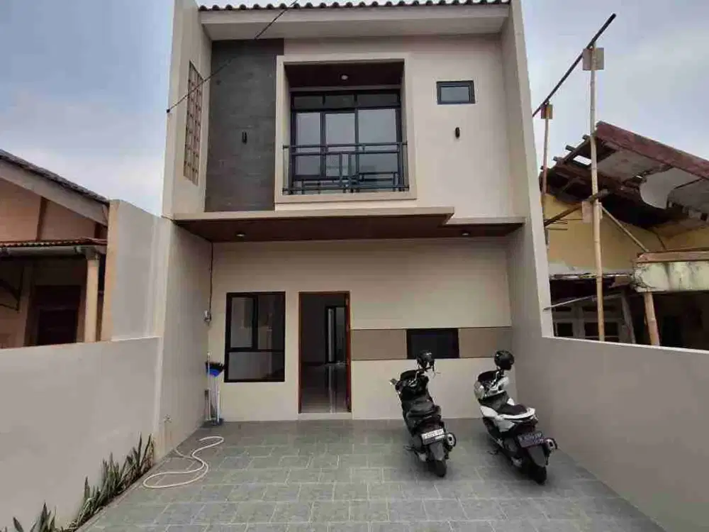 Rumah 2 Lt Siap Huni Tanah Bangunan Lega dkt Stasiun Sudimara