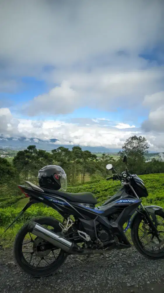 Honda sonic thn 2016 plat E majelngka