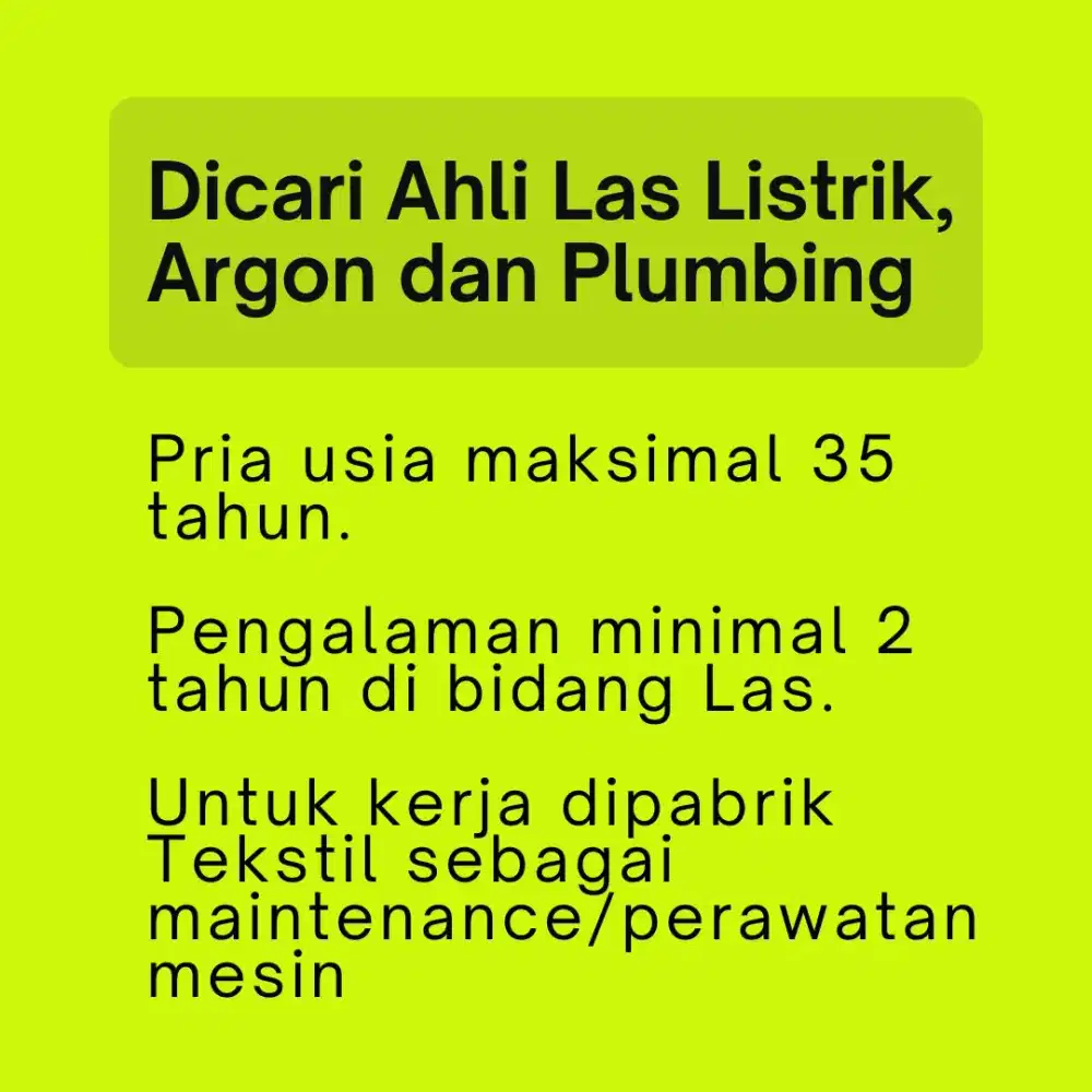 Ahli LAS LISTRIK, LAS ARGON, PLUMBING