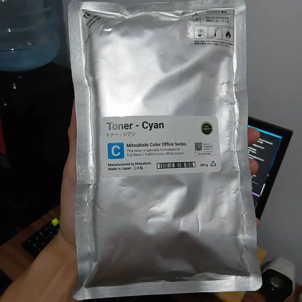 Toner Powder Printer Fuji Apeosport DocuCentre WorkCentre - Cyan