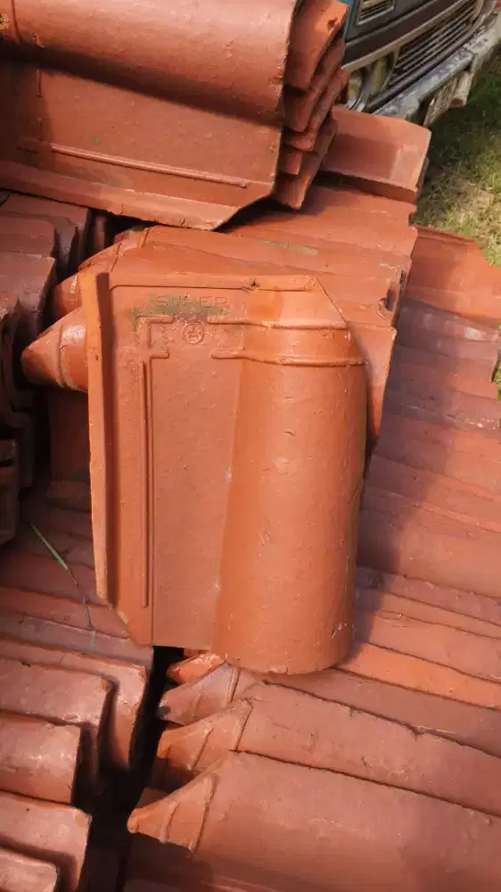 Genteng bekas morando glazur