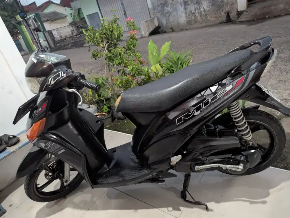 Yamaha Mio j tahun 2012 pajak off plat off mesin Joss gurih starter on