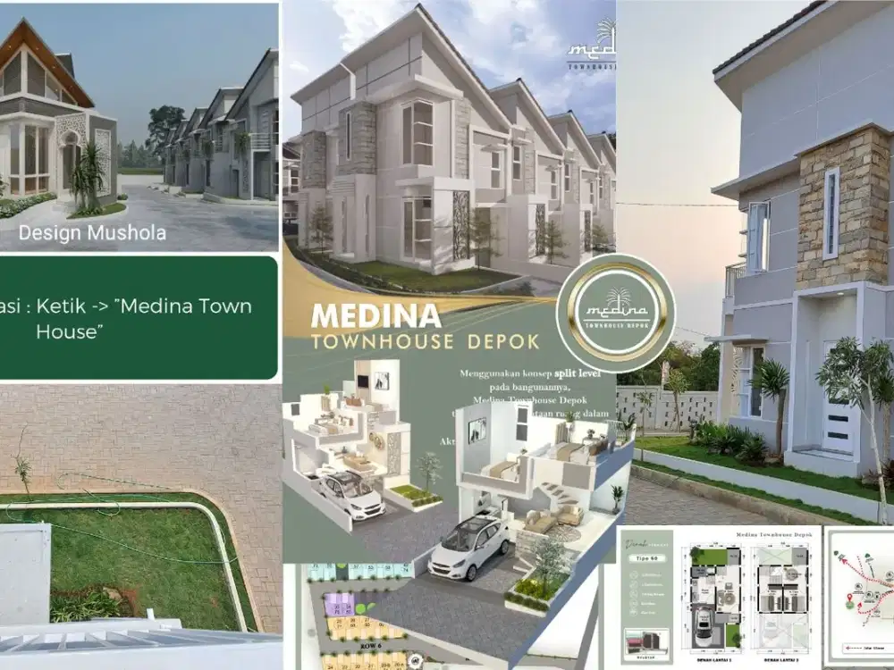 Hunian Islami 2 Lantai Termurah Rumah Baru di Margonda Pancoran Mas Depok Keamanan 24 Jam Bebas Banjir Dekat Stasiun Depok Lama Dekat Stasiun Depok Ba