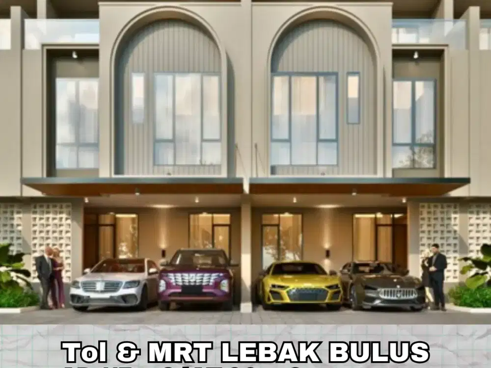 rumah mewah lebar 10 meter dekat MRT,Mall & tol Lebak bulus Jakarta Selatan
