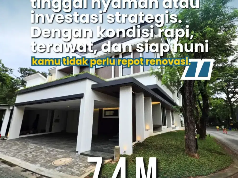 RUMAH HOOK BANGUNAN MANDIRI FORESTA NATURALE BSD