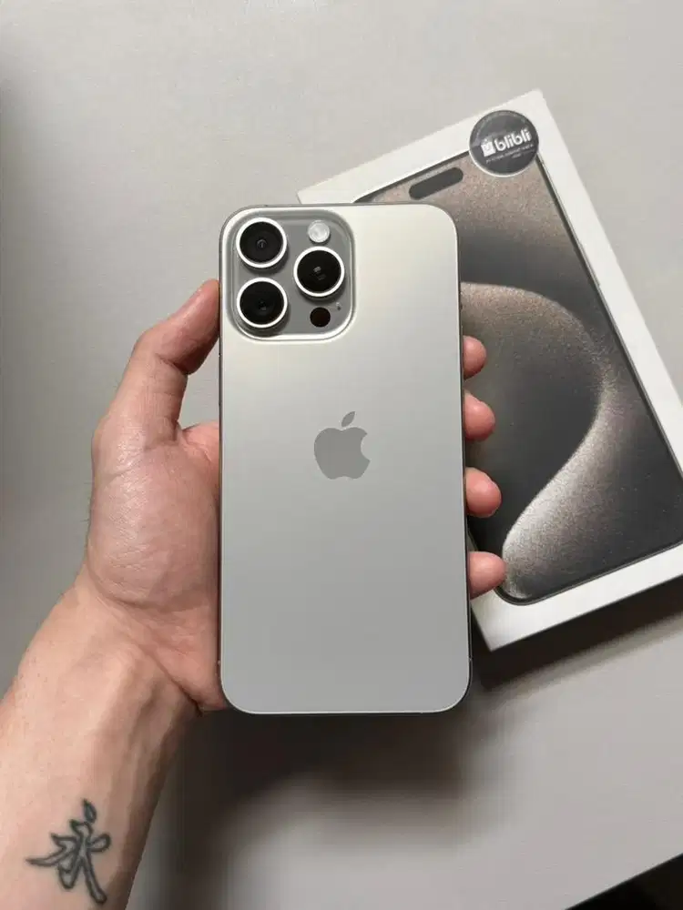 Iphone 15 Pro Max 256gb Natural Titanium Resmi GDN