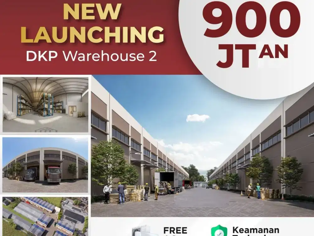 gudang DKP driyorejo 5 menit akses tol bebas banjir