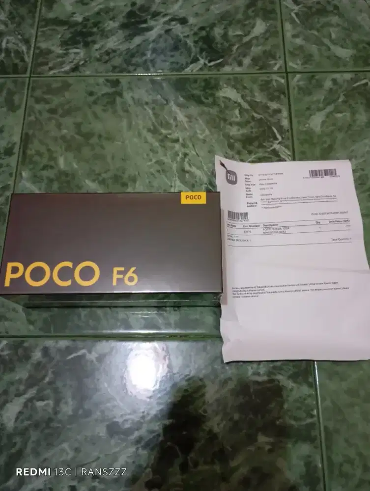 POCO F6 HITAM 12/512GB NEW SEGEL ASURANSI+PROTECT PRODUK ON,NEGO.